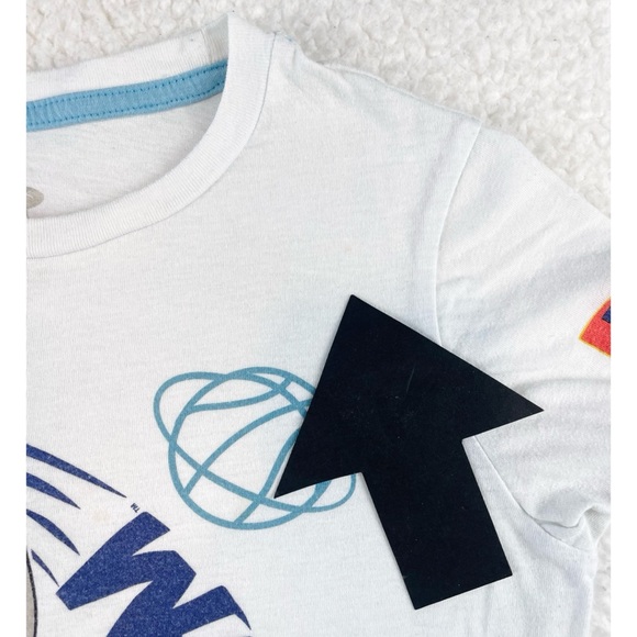 SPACE JAM • White/Multi Bugs Bunny Basketball Short Sleeve Tee - Picture 12 of 16